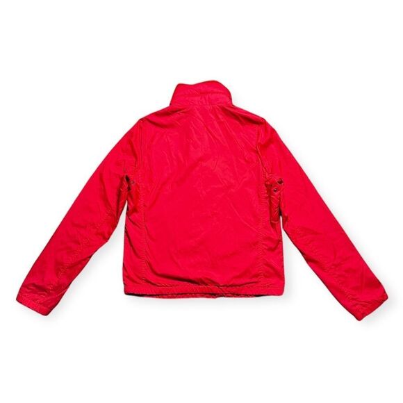 Abercrombie & Fitch Jacket XL Rainey Trail Full Zip Red Windbreaker - Picture 3 of 8